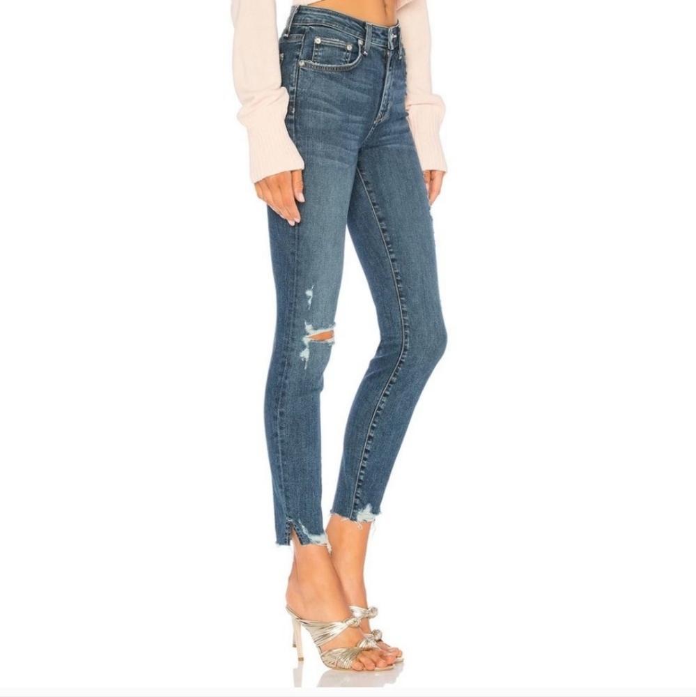 Lovers + Friends Naples Blue Mason High-Rise Skinny Jean